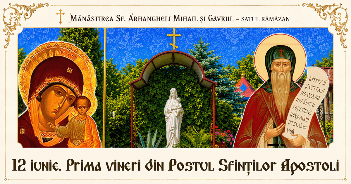 Prima vineri a Postului Sfinților Apostoli. Cuvioșii Isaacie Dalmatul și Varlaam de la Hutîn. Icoanele Maicii Domnului de la Tabînsk și Kursk-Rădăcină